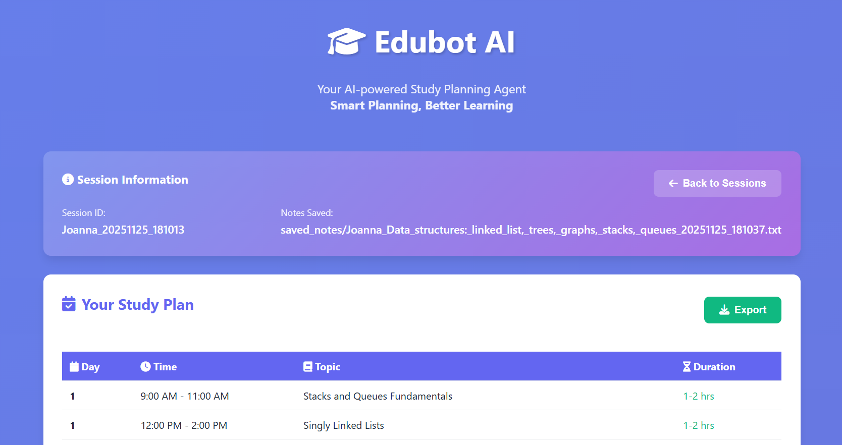 Edubot AI